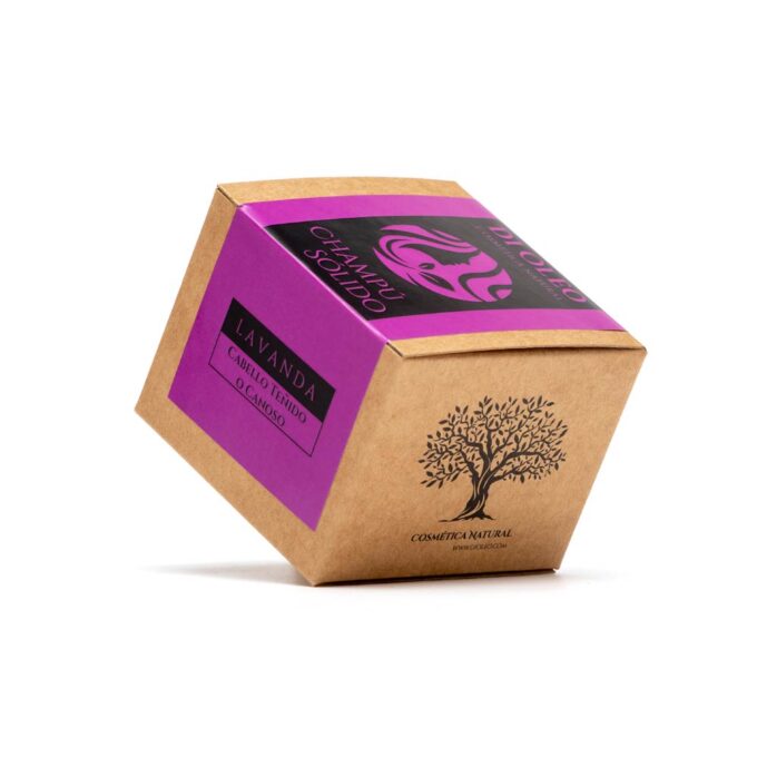 Natural Lavender Solid Shampoo box