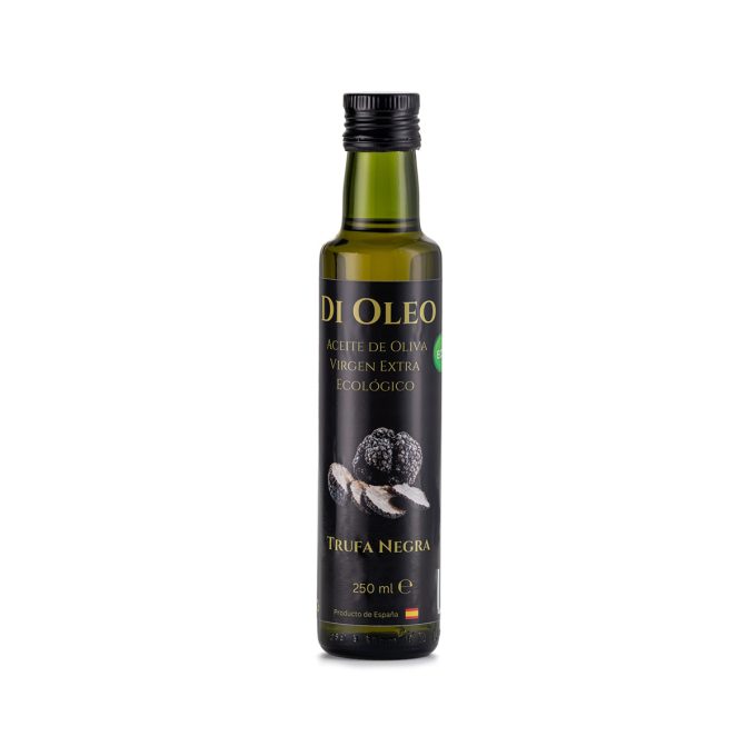 aceite de oliva virgen extra ecológico con trufa negra