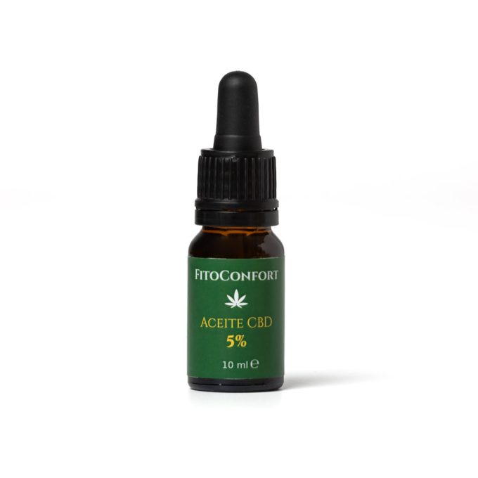 Aceite de CBD Cannabidiol Concentración del 5% en 10 ml
