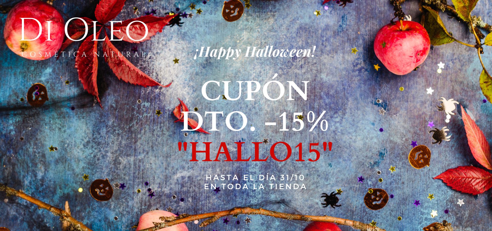 slider Halloween descuento