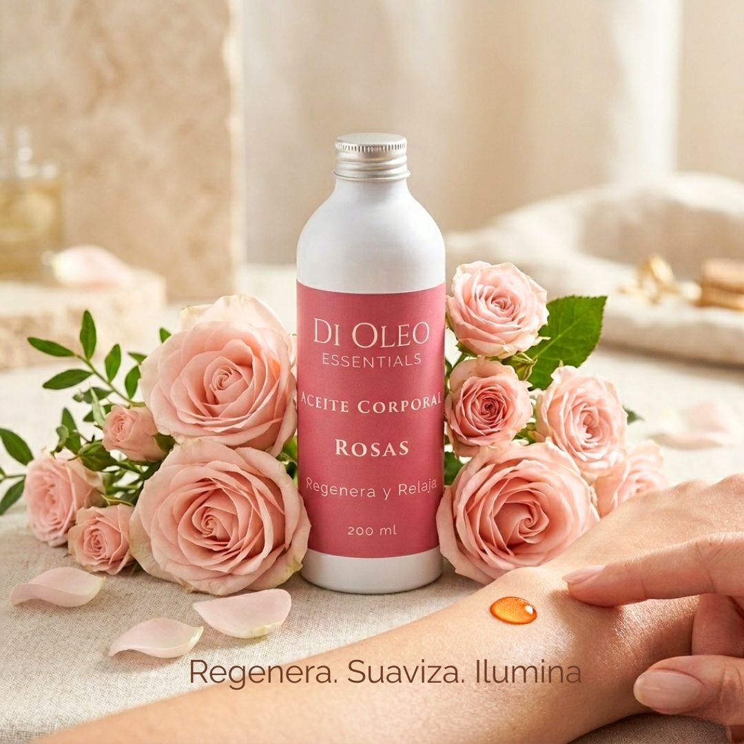 Aceite Corporal de Rosas - Nutrición & Belleza Natural - Imagen 2