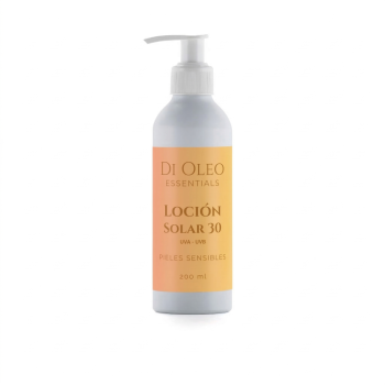 loción solar 30 pieles sensibles